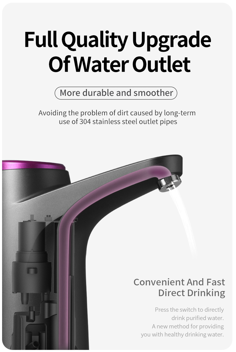 Automatic water bottle pump dispenser